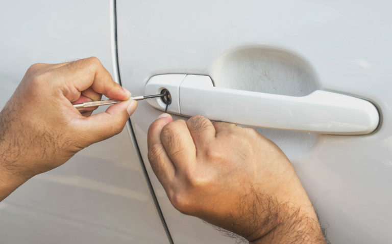 car door unlocking with lock pick efficient and professional automotive locksmith services in north forth myers, fl – prompt solutions for automotive locksmith needs